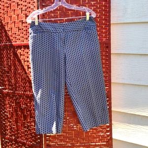 Cropped black and white pants a dressier crop pants